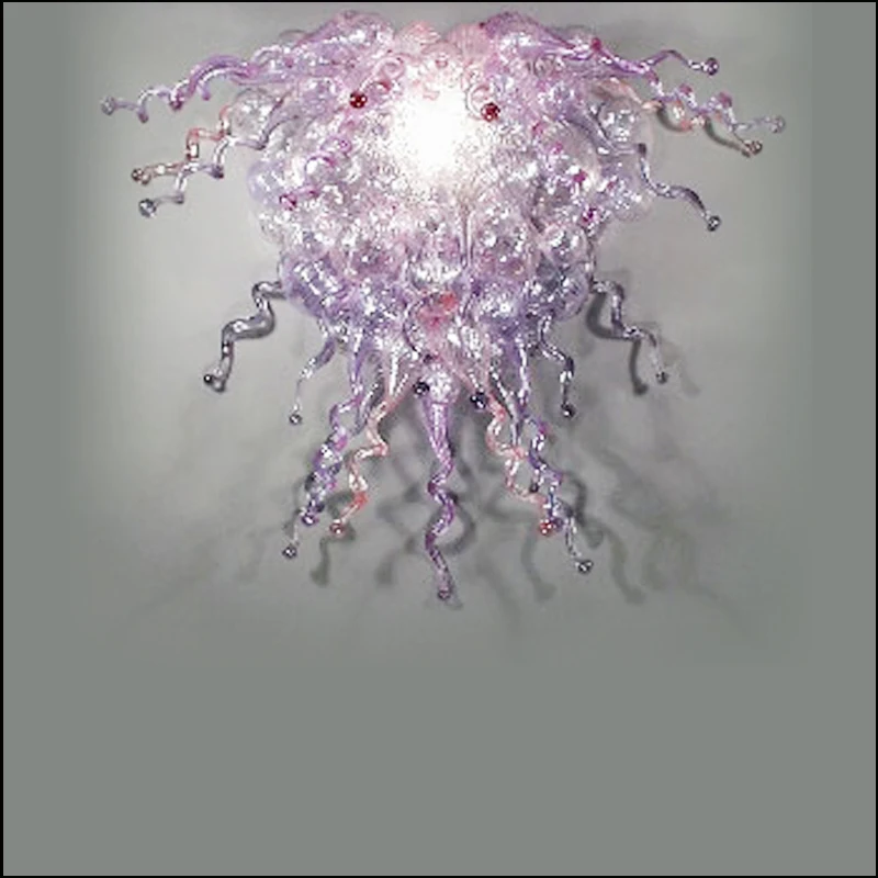 

Большая французская винтажная люстра ручной работы из дутого стекла для отеля, свадебные центральные части, разноцветный потолочный светильник