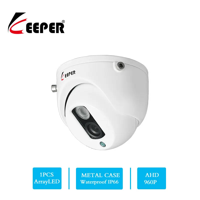 Kopen Keeper 720 p 1.0MP AHD HD Outdoor Waterdichte Metal Bullet Beveiliging Video Surveillance CCTV Camera Met IR Array LED
