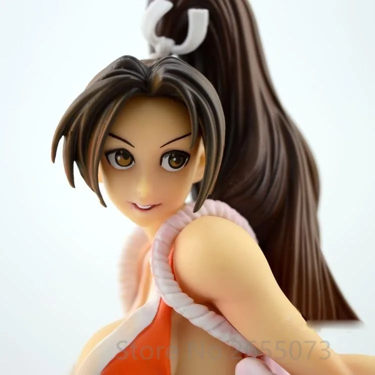 26 см аркадная игра SNK Король бойцов XIII KOF Аниме Mai Shiranui Smile Ver. ПВХ фигурка Коллекция Модель игрушки