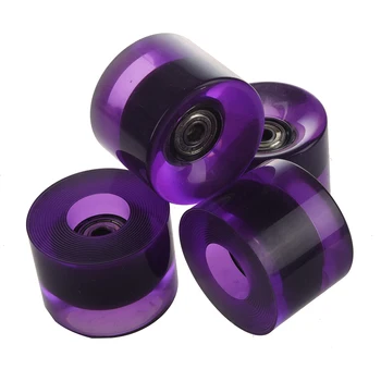 

Set Of 4 Skateboard Wheels 6cm Diameter and 4.5cm Width For Penny purple