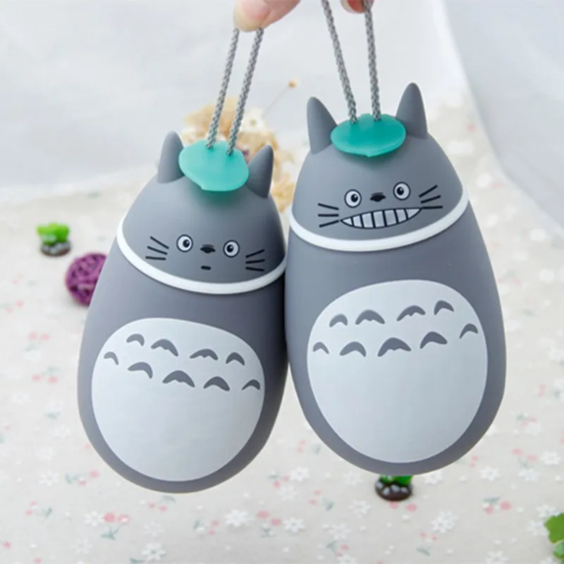 2pcs-set-Anime-My-neighbor-Totoro-Insulated-Cup-Cute-Totoro-Stereoscopic-Stainless-Steel-Mug-Students-Thermos (1)
