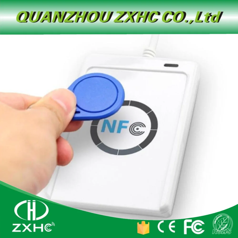  Lector de tarjetas USB NFC ACR122U para Protocolo ISO14443 S50 Ntag213 Ntag215 Ntag216
