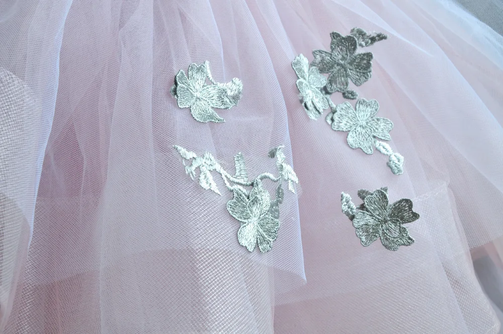 Великолепное платье из тюля для девочек, розовое, фиолетовое, детское ...