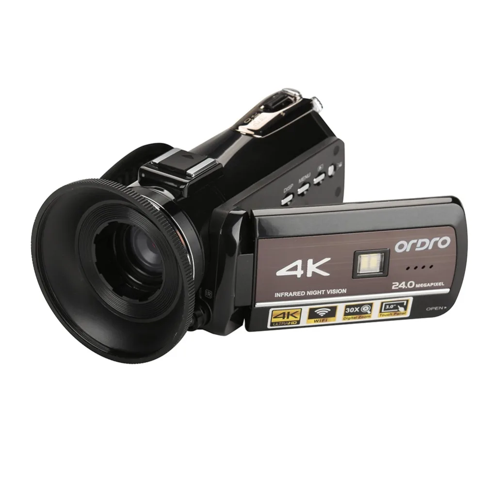 

ORDRO AC3 4K Wifi Full HD Night Vision Digital Camcorder Video DV Camera US 100-240V New 2018