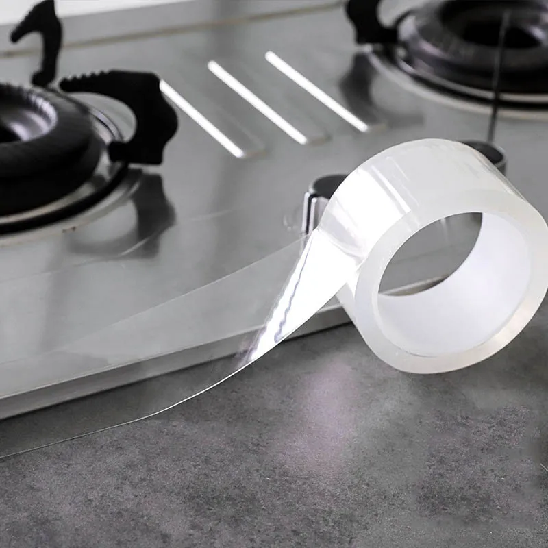 

Kitchen Sink Waterproof Mildew Strong Self adhesive Transparent Tape Bathroom Toilet Crevice Strip Pool Seal Strip Corner Line