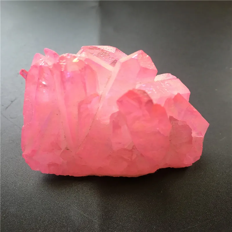 120g Natural beautiful pink quartz crystal cluster specimenin Stones