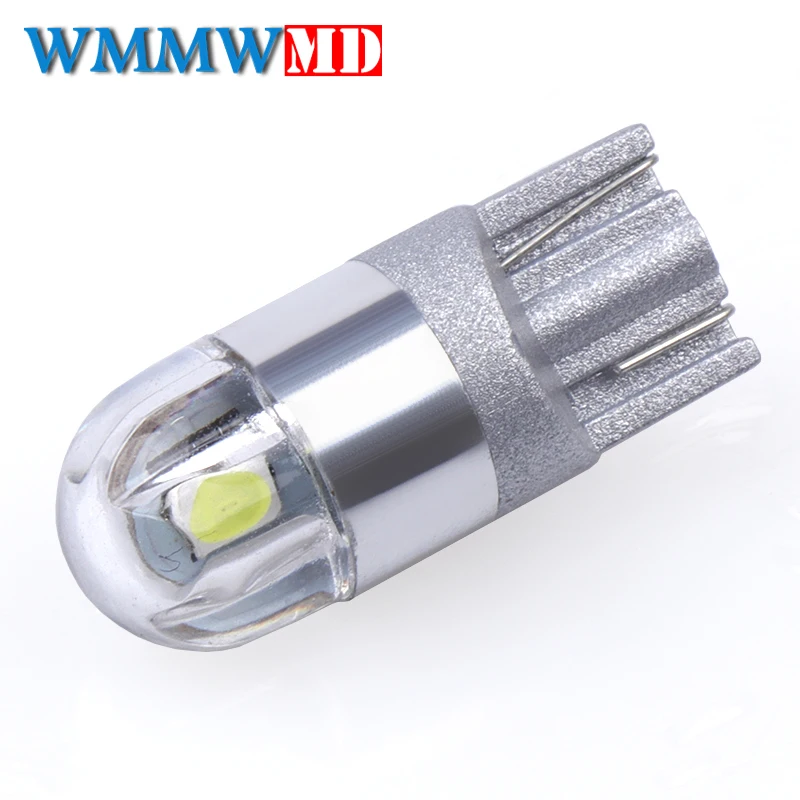 

1Pcs T10 W5W LED Car Light SMD 3030 Marker Lamp WY5W 192 501 Tail Side Bulb Wedge Parking Dome Light Auto Styling DC 12V