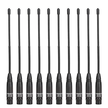 

10Pcs Nagoya NA-701 BNC 144/430Mhz Dual Band High Gain Antenna 2.15dB NA701 For ICOM Yeasu Kenwood Walkie Talkie Two Way Radio