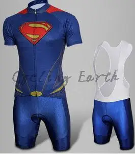 Капитан Америка Человек-паук Супермен железный человек короткий рукав Велоспорт Джерси нагрудник шорты комплект Ropa Ciclismo bicicleta Одежда