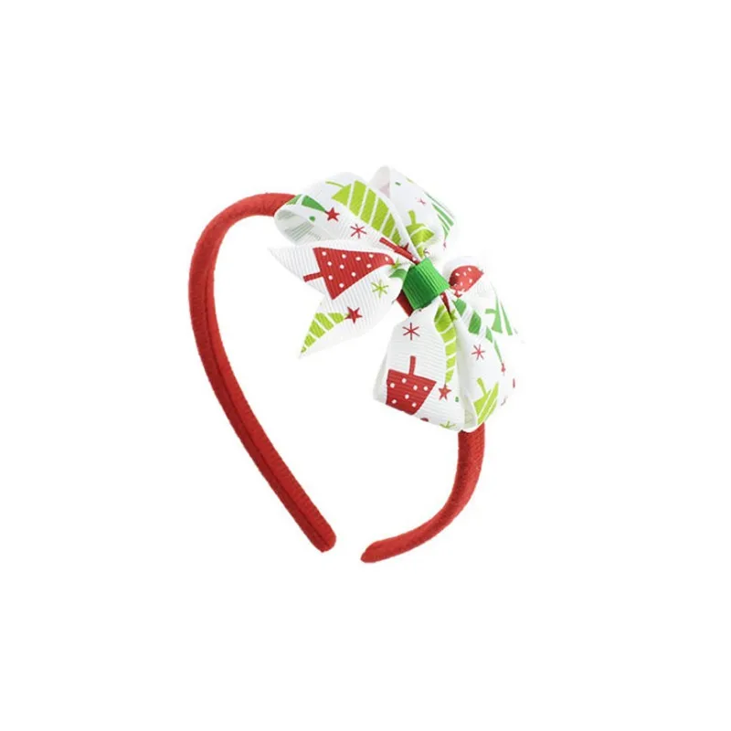 Christmas Halloween Flower Hair Bows Headband Plastic Teeth Ribbon Hairbands Hoop Hair Accessories For Girls (1)