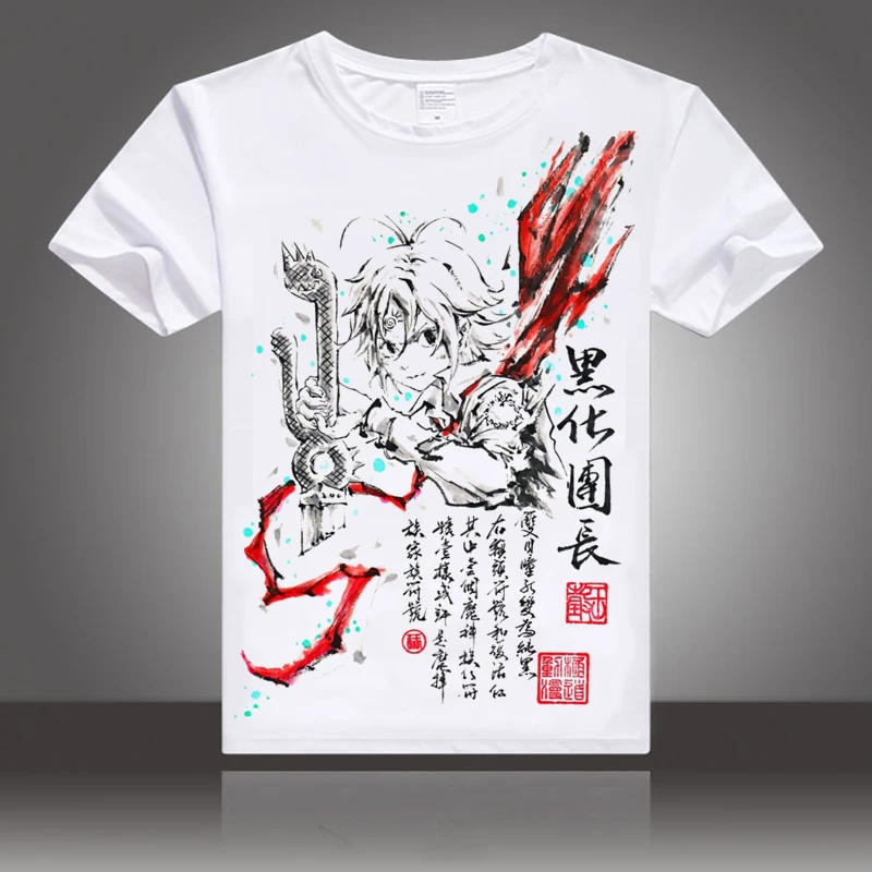日本アニメ 7 大罪コスプレtシャツエリザベスliones男性tシャツ水墨画綿tシャツトップス Tee Top Men Tshirttee Tee Aliexpress