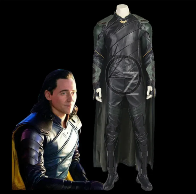 Мужской костюм для косплея Thor Ragnarok кожаный Хэллоуина взрослых|loki cosplay costume|cosplay