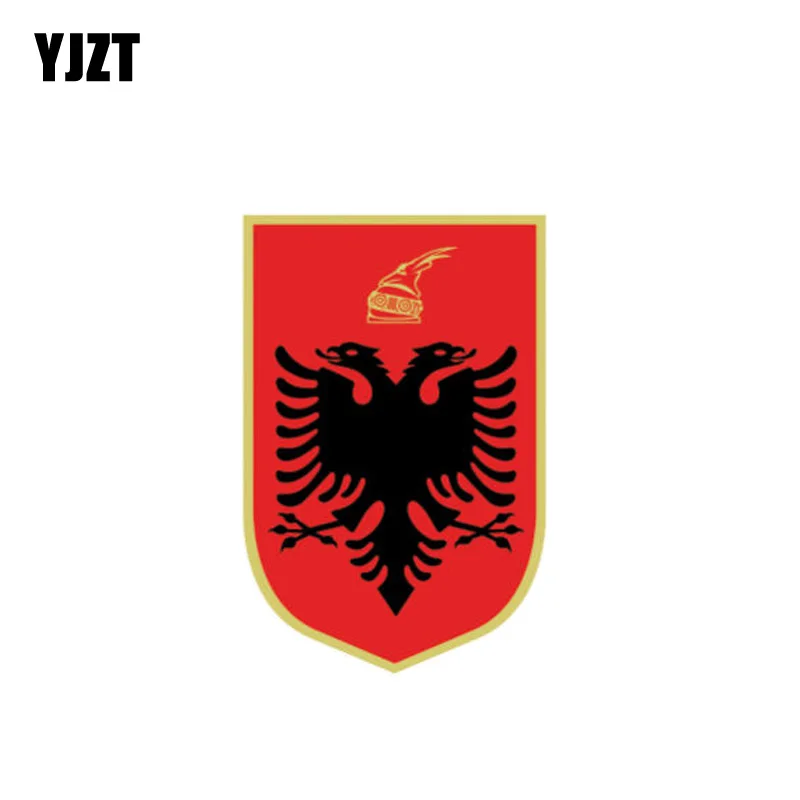 2x Albania Flag COUNTRY CODE OVAL STICKER bumper decal car NEW 2inches