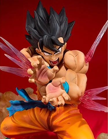 Новый Saiyan Сон Гоку Гоко тройной Kaiohken Kamehameha Акира Торияма Dragon Ball Z Bandai 4 3 &quotфигурка