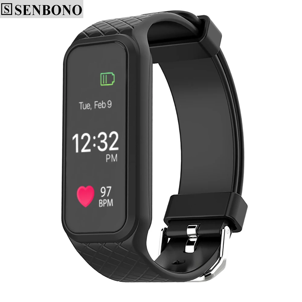 imágenes para SENBONO L38i Impermeable Bluetooth 4.0 Pulsera Inteligente Pulsómetro Rastreador de Ejercicios Pantalla Colorida banda para Android iOS imágenes para SENBONO L38i Impermeable Bluetooth 4.0 Pulsera Inteligente Pulsómetro Rastreador de Ejercicios Pantalla Colorida banda para Android iOS