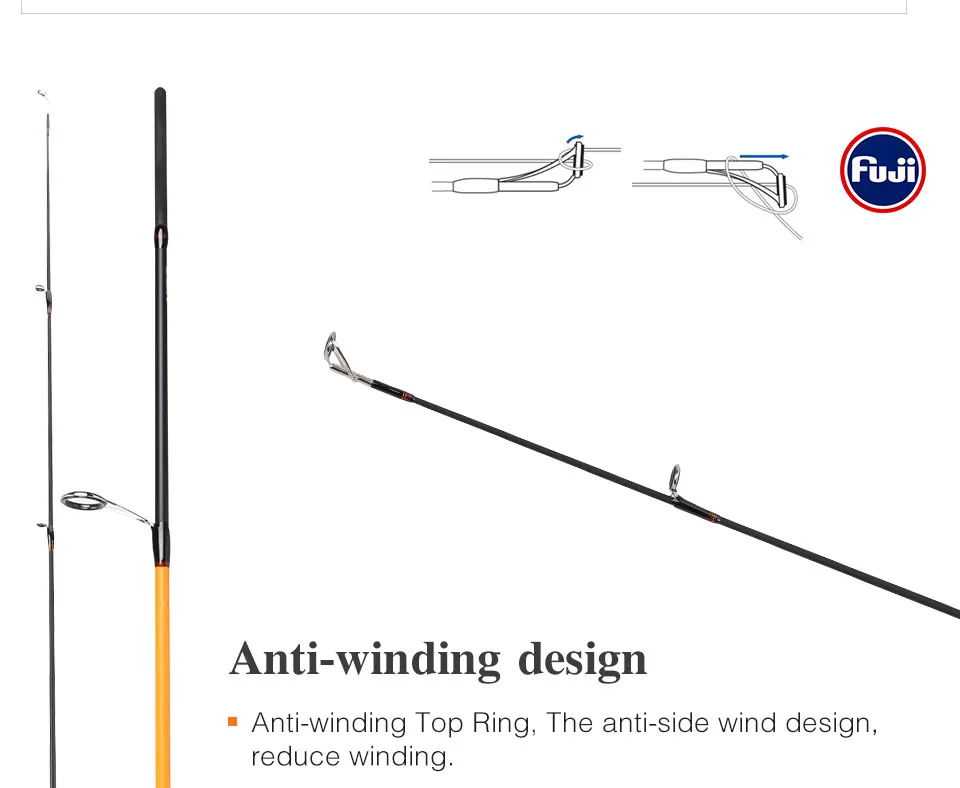 TSURINOYA PIONEER Спиннинг/Литье удочка углеродная 2,1 м/мл Мощность 2 секции приманка стержень Eva ручка FUJI направляющее кольцо стержень