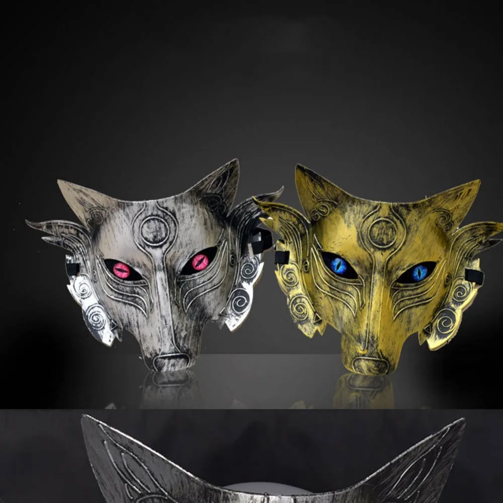 

Scary Wolf Head Masks Masquerade Costume Halloween Party Masks Creepy Animal Mask For Adult Cosplay Prop