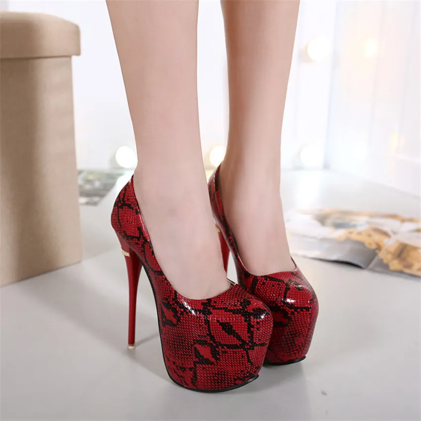Women High Heels Platform Pumps Woman Party wedding Shoes Super High Heel Shoes Kitten Heels Plus Size 34- 40