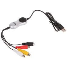 USB 2,0 RCA композитный s-видео телевизор VHS DVD 8 мм аудио видео конвертер для Win 8/10