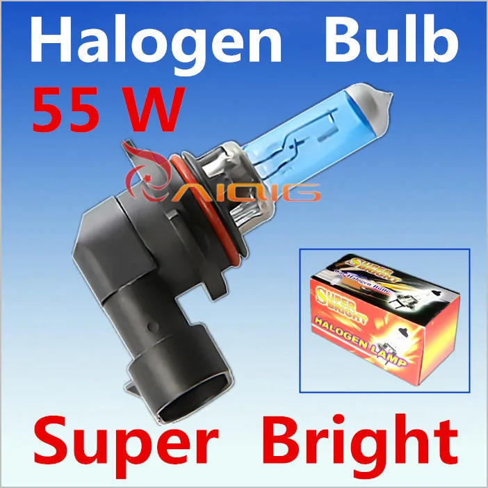 2pcs 9006 55W HB4 55W Halogen Bulbs super white Headlights fog lamps day light running parking 6000K 12V Head Car Light Source