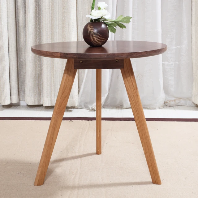 Muebles de la sala moderna de madera de nogal final acento de ...