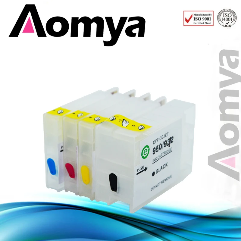 Aomya 1 компл. 932 933 для hp 933XL сменный чернильный картридж Officejet 6100 6600 6700 7110 7610 7612