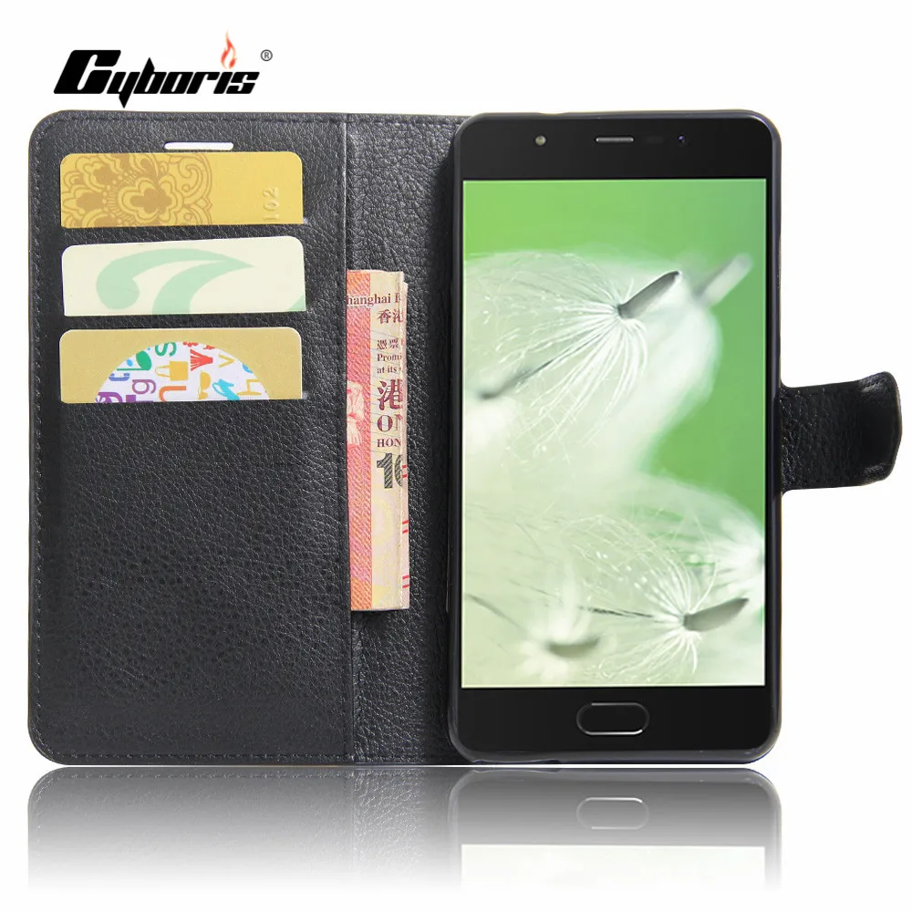 CYBORIS Case for Wiko U Feel Go case Leather phone case for Wiko UFeel