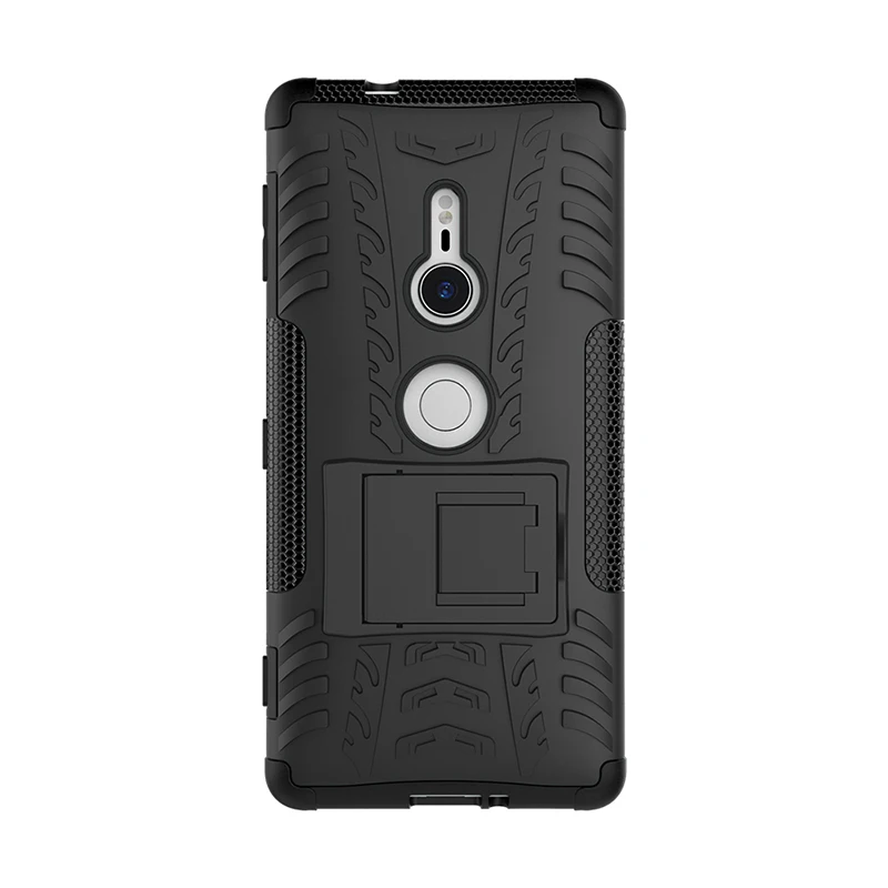 Kickstand Cover For Sony Xperia L1 L2 E5 C5 XA XA1 Ultra XA2 Plus XZ XZ1 Premium XZ2 Compact XZ3 Heavy Duty Rugged Armor Case    (6)