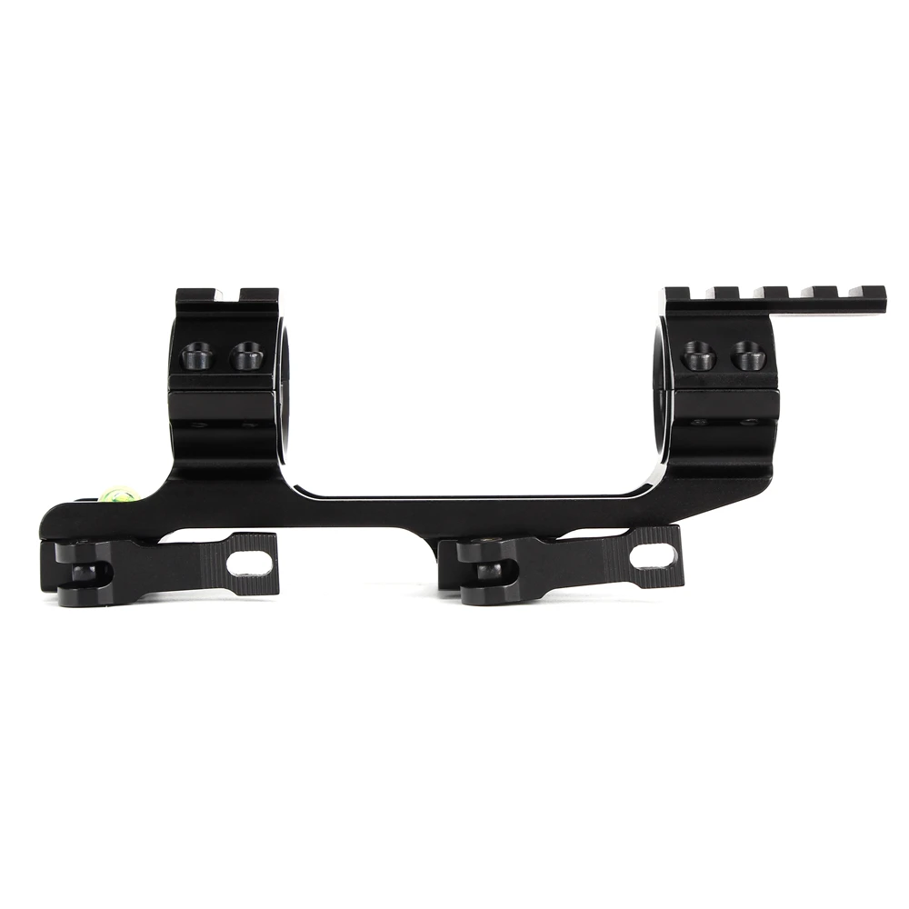 ohhunt QD 1 inch 30mm Rings Integral Hunting Scope Mount Picatinny Rail Ar15 Ak 47 Bracket for Optical Sight with Bubble Level (3)