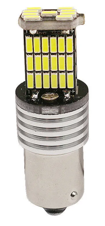 1156 BA15S P21W 45 SMD светодиодный 4014 автомобильные габаритные огни Canbus стоп светильник