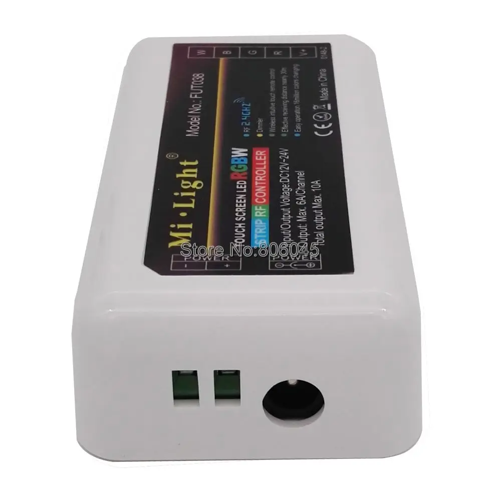DC 12 В 24 6A/CH Max 10A Mi светильник 2 4G беспроводной 4 зона RGBW светодиодный контроллер