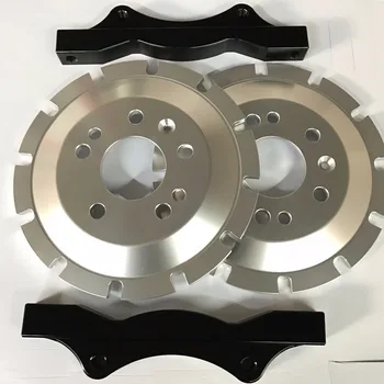 

Sliver color Floating center cap and Black caliper bracket for AMG 6 brake caliper with disc rotor 410*36mm for mercedes GLE