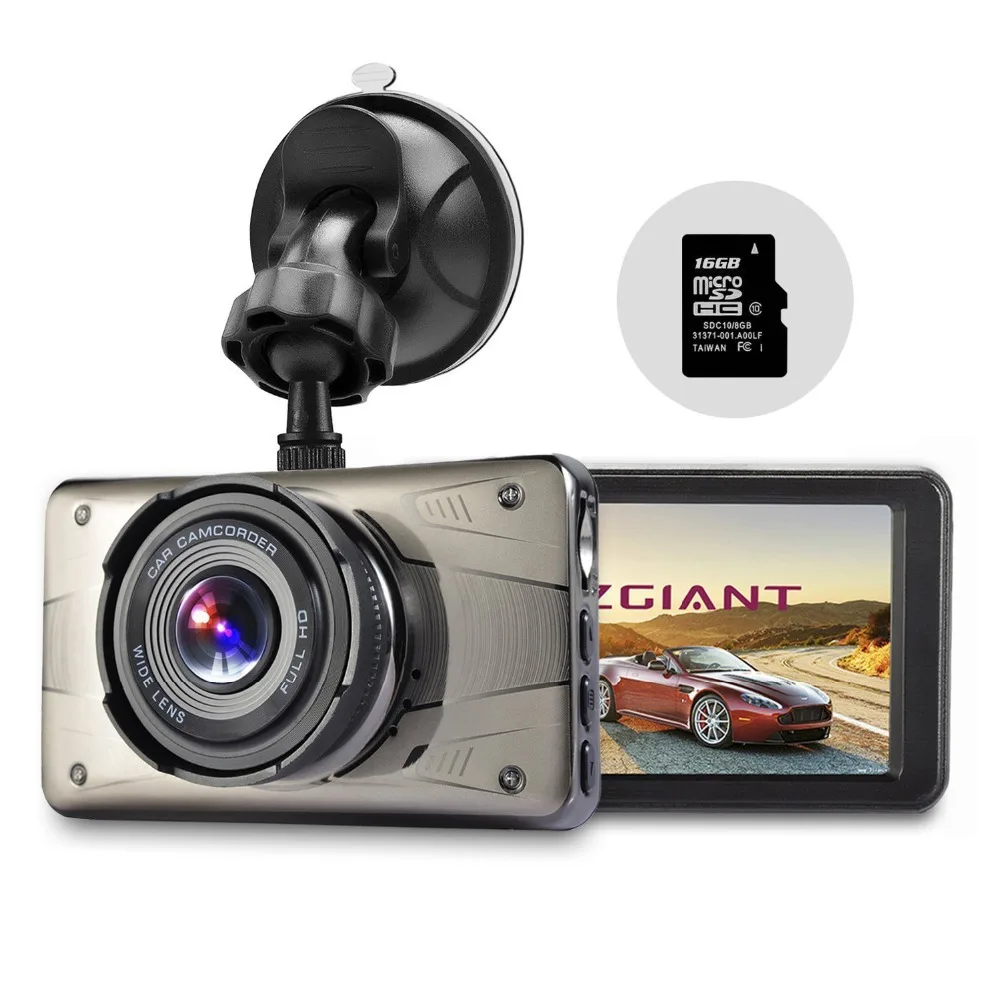 1080P Dashboard Camera WDR Driving Recorder with WiFi 170° Angle Lens G-Sensor