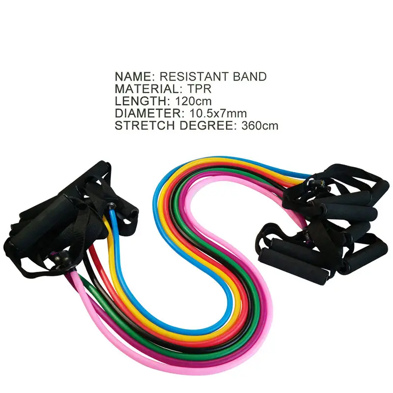 Pilates Latex Tubing Expanders Exercise Tubes Strength Resistance Band Sets Crossfit Fitness Equipment Pull Belt Rope Pilates Latex Tubing Expanders Exercise Tubes Strength Resistance Band Sets Crossfit Fitness Equipment Pull Belt Rope