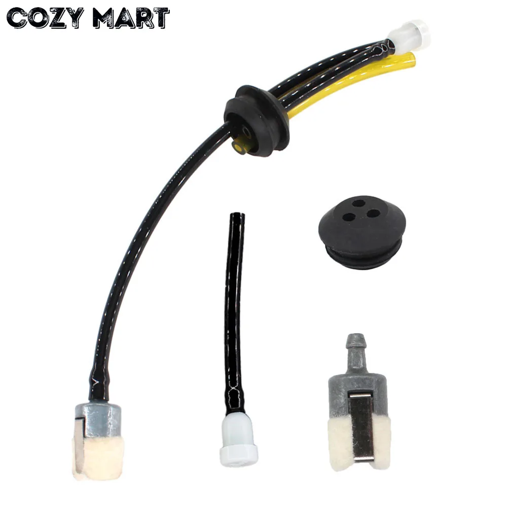 Fuel Line Filter Vent Grommet Kit For GT200 GT225 SRM2100 SRM210 SRM225 90097 900103 90014 Echo