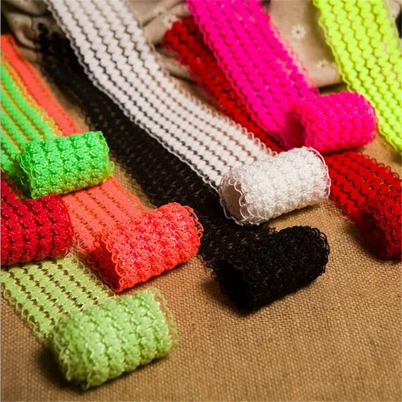 Buy 6Colors 2Yard 5cm Elastic Lace Trims for Fabric