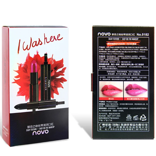 

2019 Matte Lipsticks Makeup For Women Waterproof Cosmetics Velvet Red Lip Balm Lip Sticks Moisturizing and easy to color