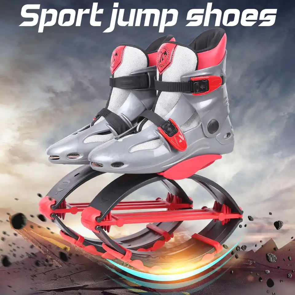 Kangaroo Jump Schuhe Fitness Abnehmen Korper Gebaude Springen Schuhe Grau Rot Grosse 17 18 Kangaroo Jumping Shoes Jumping Shoesfitness Jumping Shoes Aliexpress