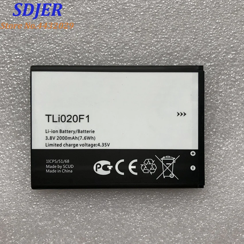 Новинка 2019 батарея TLI020F1 TLI020F2 для TCL J720T J726T Alcatel One Touch Pop 2 5042d C7 7040 Детская модель