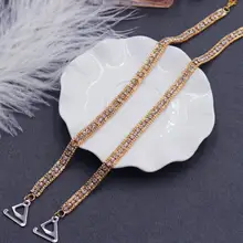 Анти-светильник с открытыми плечами нижнее белье ремни бюстгальтер ремни бретели для бюстгальтера со стразами невидимая Нескользящая ширина плеч