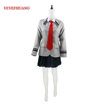 

VEVEFHUANG My Hero Ochaco Uraraka School Uniform Cosplay Costumes Boku no Anime Hero Academia Midoriya Izuku Bakugou Katsuki