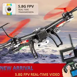 V686g FPV Радиоуправляемый Дрон с Камера 720 P Профессиональный Дроны с монитором quadcopters полет вертолет игрушки для детей