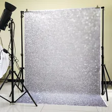 HUAYI сверкающий фон для фотосъемки Блестки из фольги для фотостудии боке художественный тканевый фон мерцающий Блестящий серебряный boken Z-39