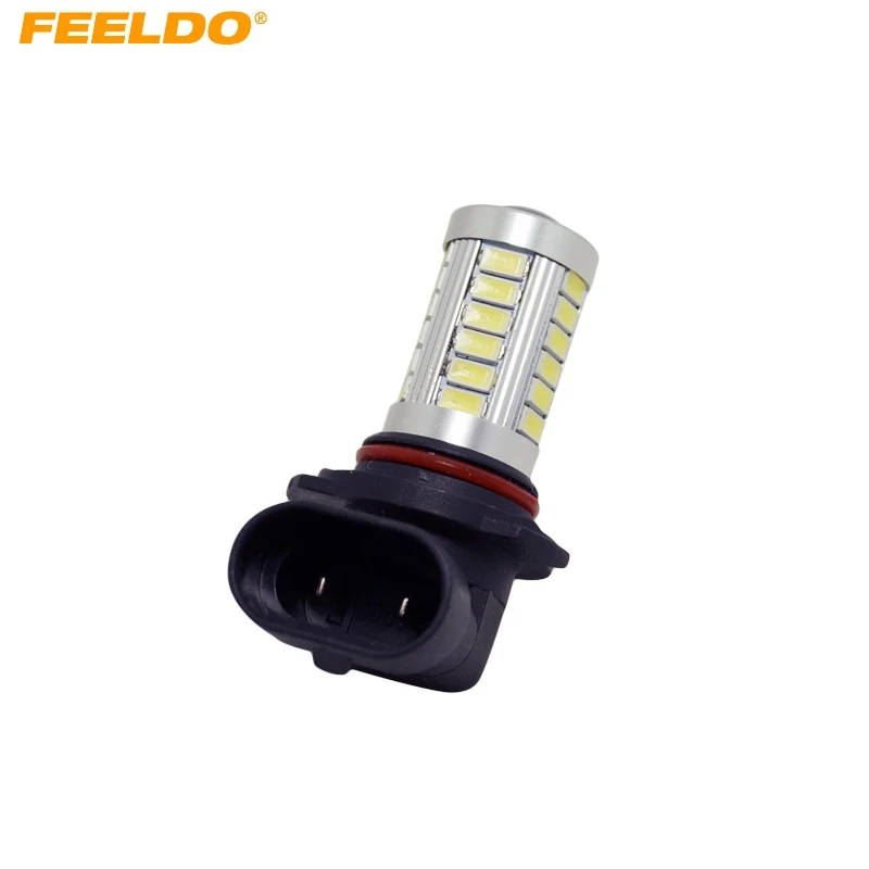 FEELDO; комплект из 2 предметов, белая автомобиля 12 V 9006/HB4 33SMD 5630 Светодиодный фонарь лампа# FD-4373