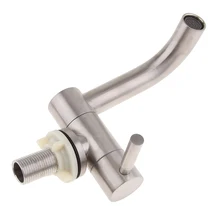 Матовая Морская Лодка RV Караван латунь холодной воды складной кухонный кран