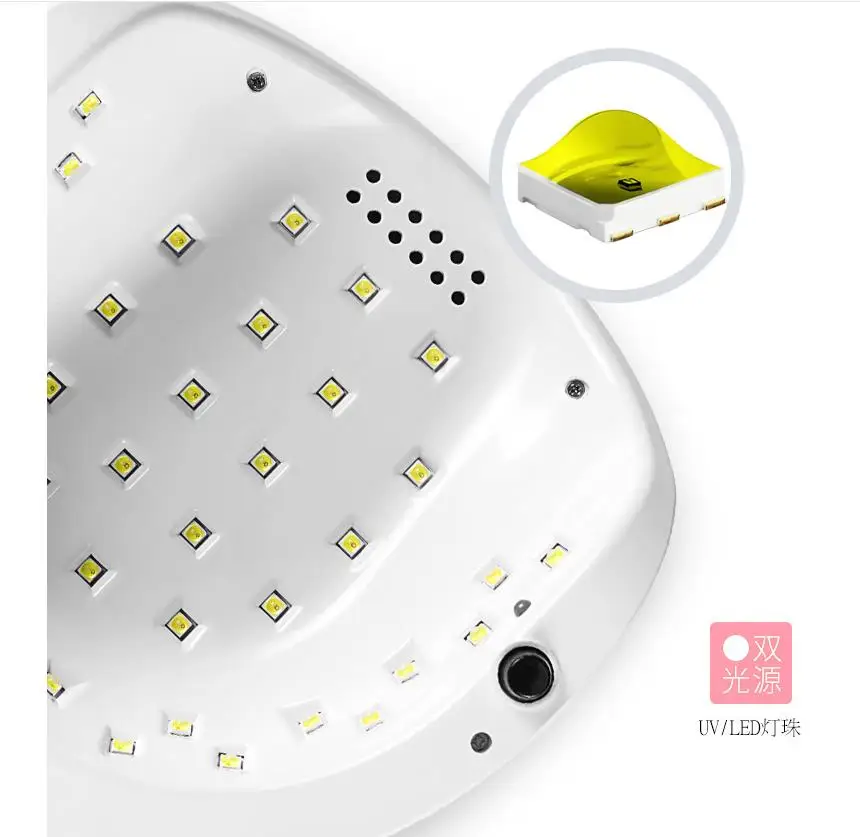 Secador de Unhas para Todos os Géis Lâmpada para Machicure Contas de Detecção por Infravermelhos Ferramentas da Arte para Unhas uv do Unha Lâmpada Levou Display Led uv 72 w - 86 9 Cheap Secadores de unhas
