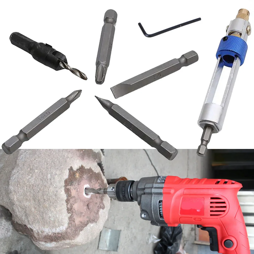 

20 Pieces Countersunk Durable High Speed Steel Quick Switch High Hardness Half Time Drill Screw Bit Set Box Packed Wrench