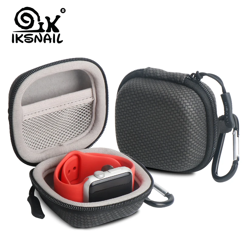 

IKSNAIL Earphone Case For Apple AirPods Watch Bag For Wireless Bluetooth Headphone Protective For Apple i-watch Accessories Case