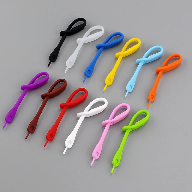 

12pcs/set Colorful Silicone Wine Glass Bottle Drink Cup Marker Party Tags Cup Identify Label Random Color