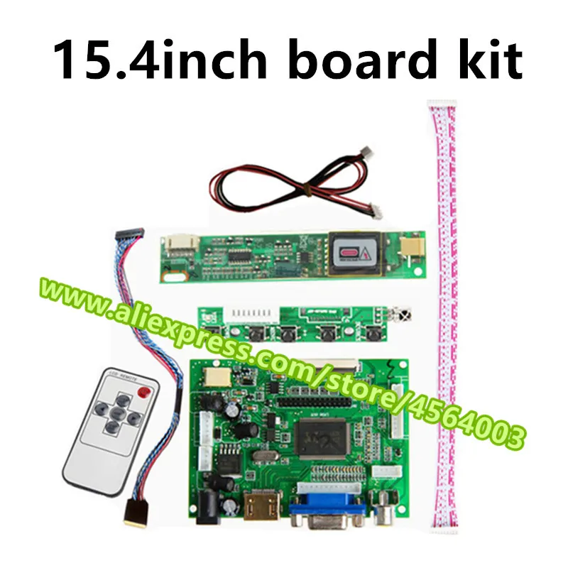 15.4 inch 1280*800 50pin TTL display LVDS Controller CLAA154WA01AQ LCD screen driver board monitor panel HDMI VGA 2AV Module kit |
